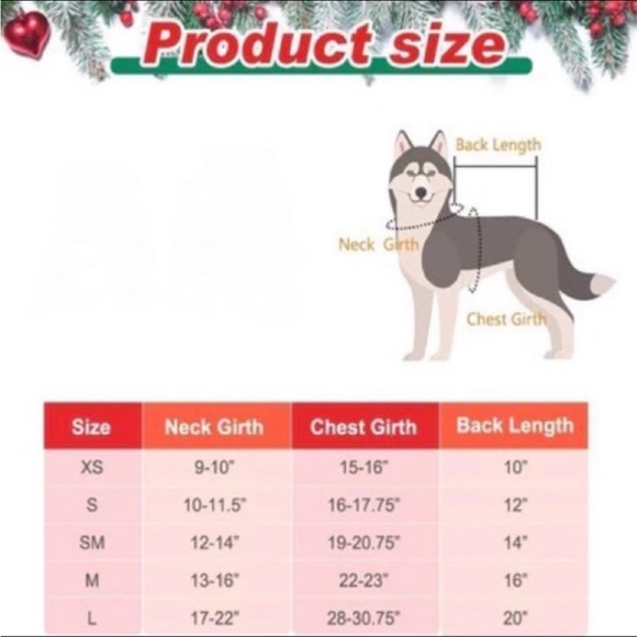 NWT pupteck Dog Christmas Reversible Sweater - Picture 7 of 7